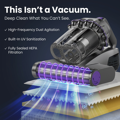 Sinova DeepClean™ UV Mattress & Upholstery Vacuum