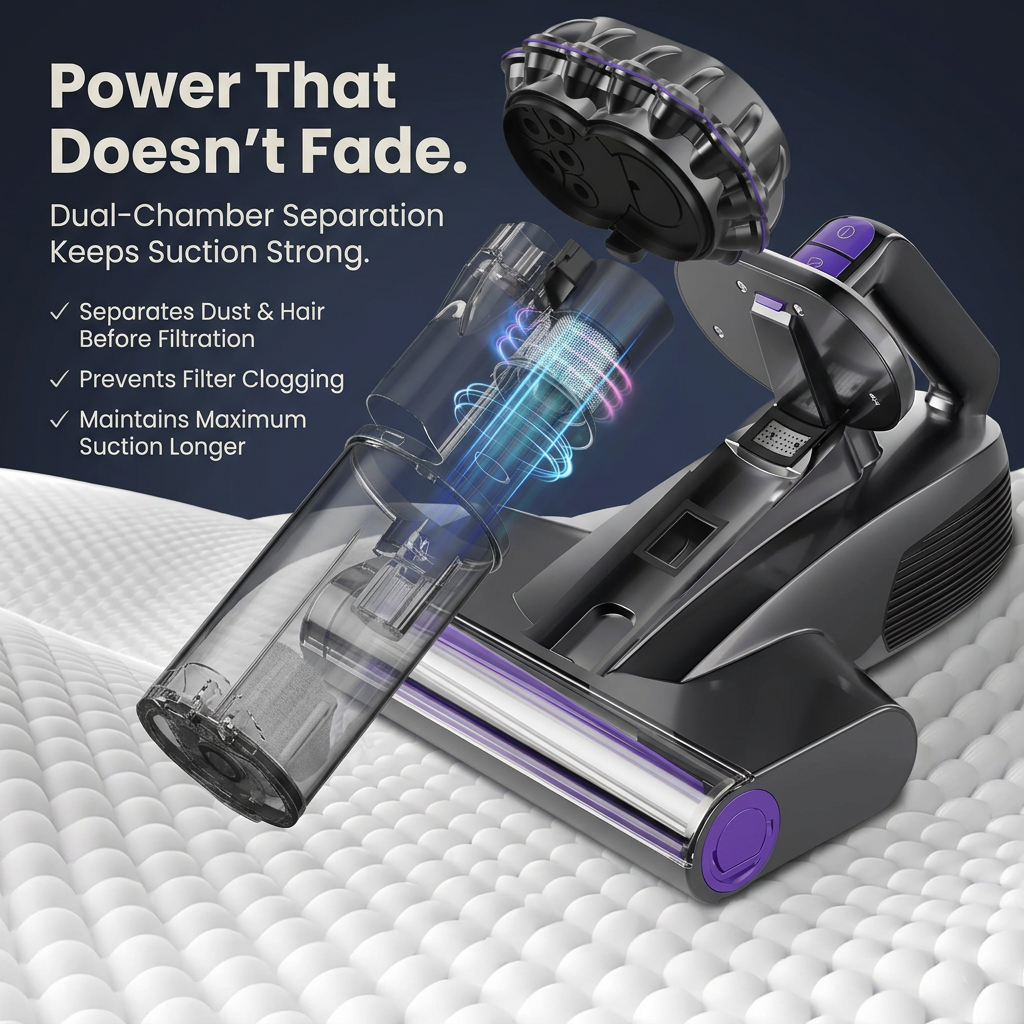 Sinova DeepClean™ UV Mattress & Upholstery Vacuum