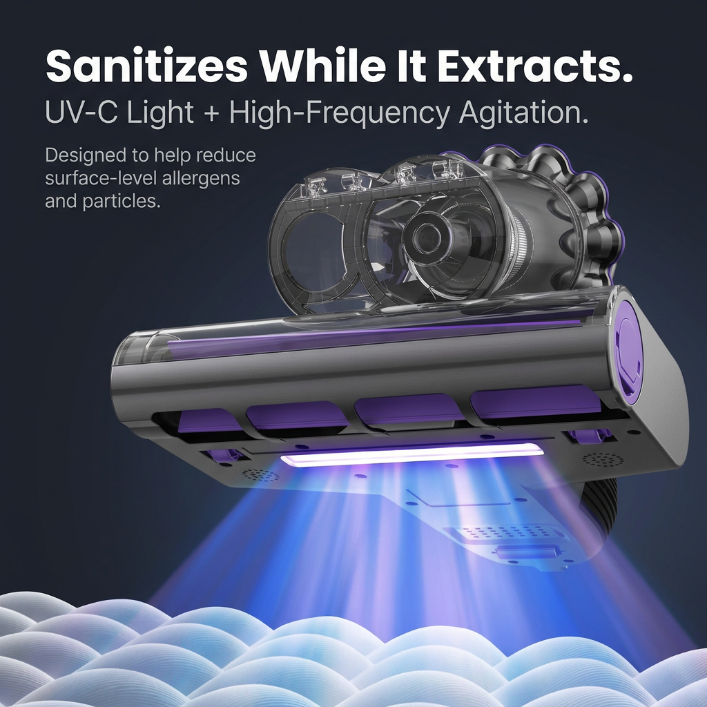 Sinova DeepClean™ UV Mattress & Upholstery Vacuum