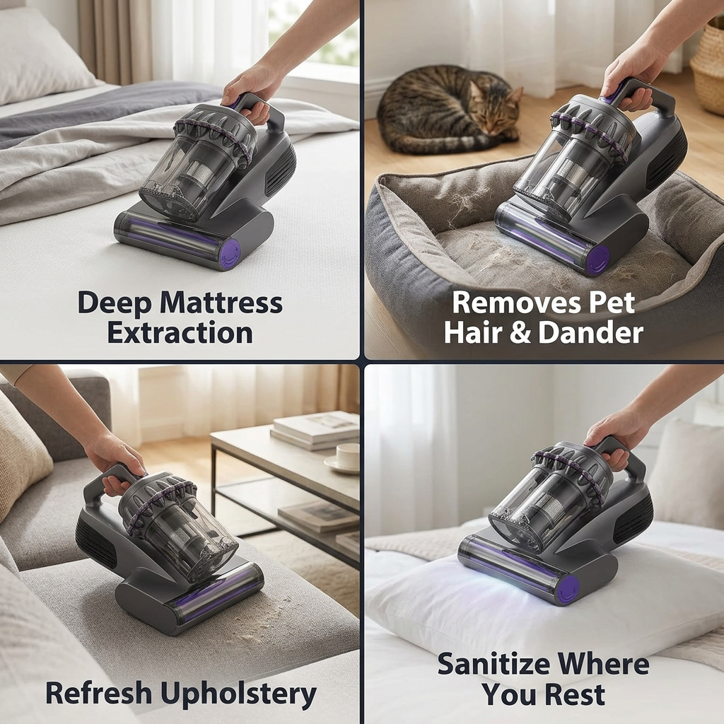 Sinova DeepClean™ UV Mattress & Upholstery Vacuum